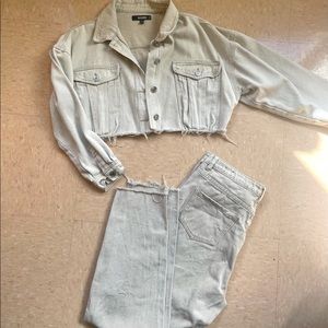 Two piece Denim outfit